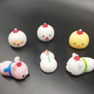 Vianočné série Squishy Mochi hračka pre 5cm tobolka hračky
