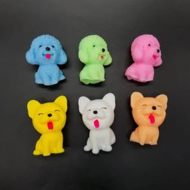 Squishy Mochi Farebný pes Emoji